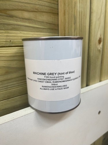Grey machine paint 500ml - paint, match