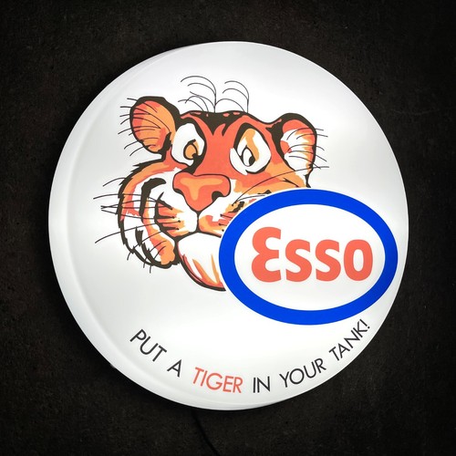 Esso tiger led sign wall - esso,