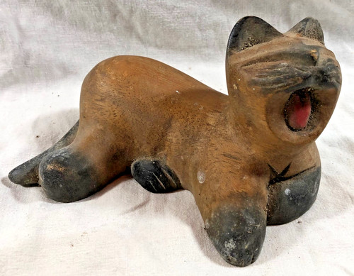 Vintage hand carved wooden - vintage,