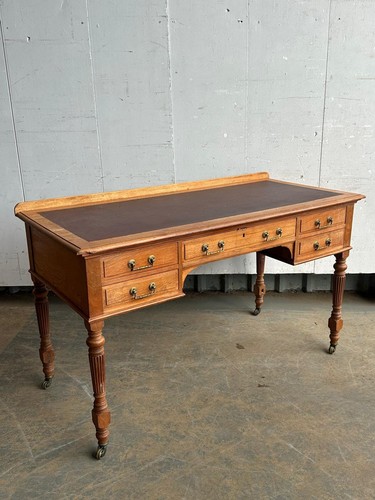 Victorian walnut writing - a,