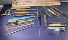 Vintage (LOT 27) watchmaker Bench Tools All look to be in good usable condition!