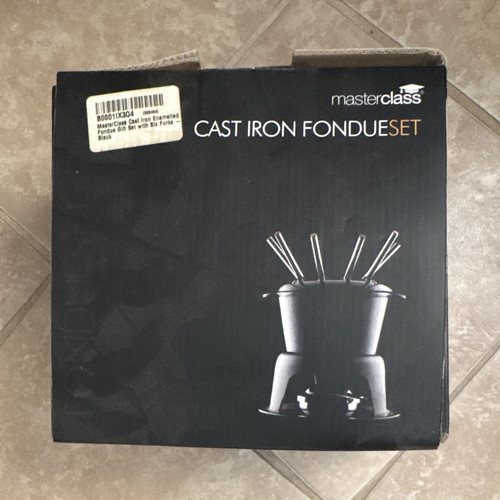 Masterclass cast iron fondue - iron,