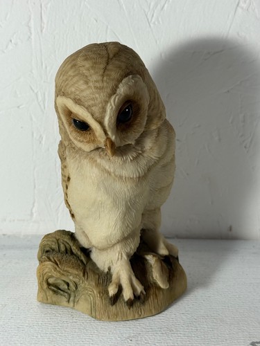Vintage barn owl figurine - vintage,