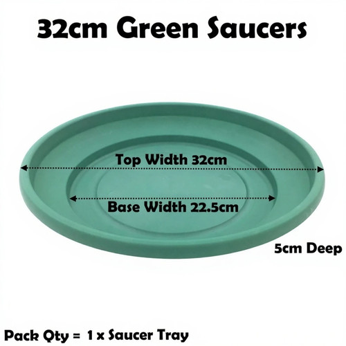 Round plastic plant pot saucer - round,