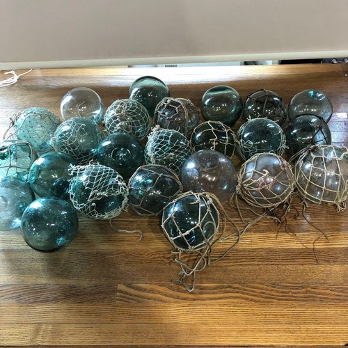 Japanese glass fishing float - glass,