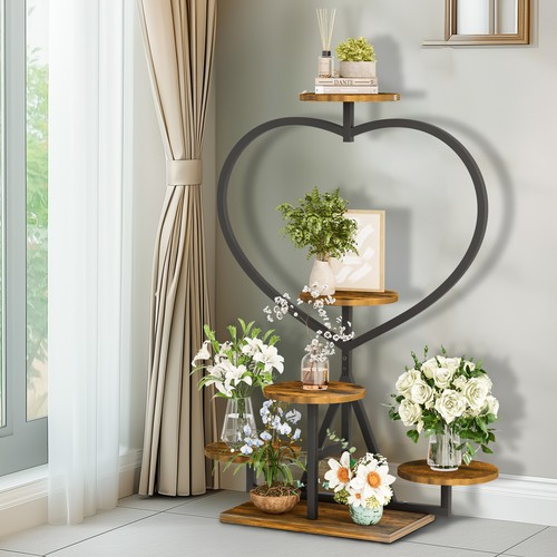 Tier plant stand tall metal - stand,