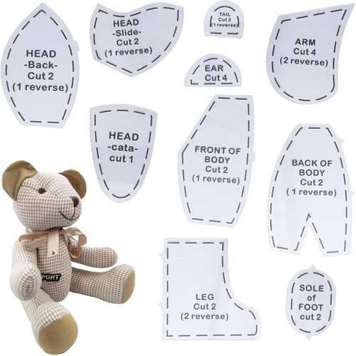 Memory bear sewing patterns - memory,