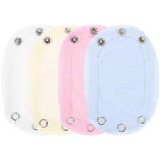  4 Pcs Baby Jumpsuits Extenders Vest Bodysuit Snap Extended for Bodysuits