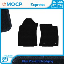 Express with Blue Pre-Stitch Trim Van Mats to fit Toyota Hilux Single Cab Man...
