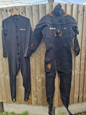 Beuchat Iceberg Pro Dry Suit – Size ML + Full Set (Hood, Boots, Undersuit)