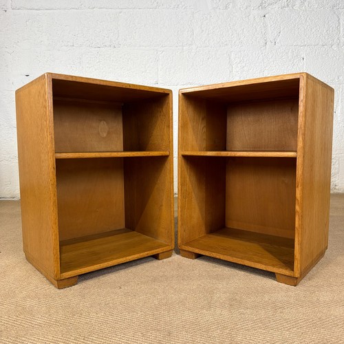 Vintage oak bedside - vintage, tables