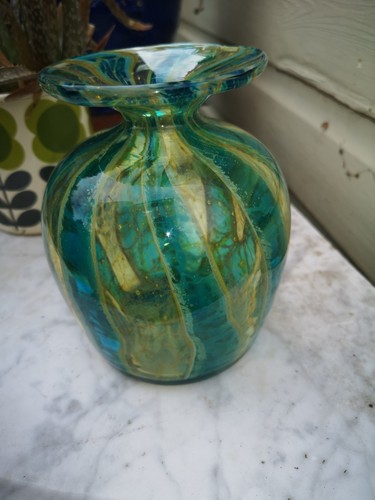 Mdina blue crystal glass - blue,