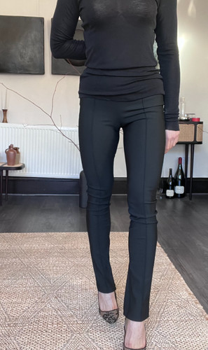 Zara black tech leggings with - black,