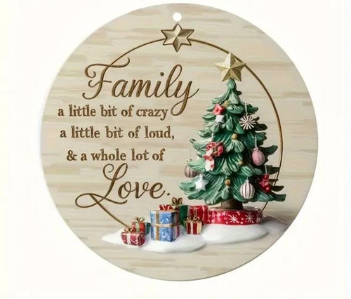 Wooden christmas tree - tree, hanging