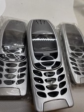 4 X Nokia 6310 6310i Housing Front Facia Cover Rear Chassis Case silver