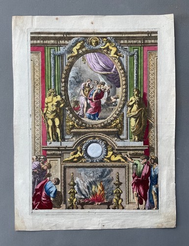 Fireplace and overmantel