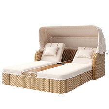 Outdoor Rattan Daybed Garden