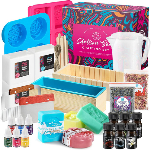 Soap making kit with - making,