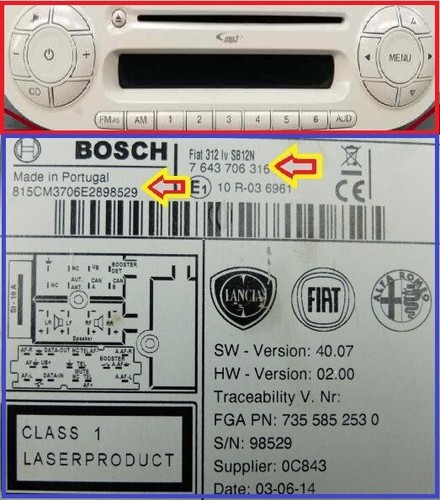 Fiat 500 bosch - 500,