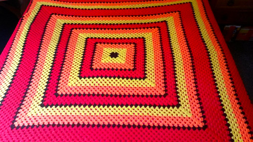 Hand made crochet wool - , vintage