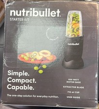 nutribullet blender 600 Series Starter Kit in Black - 4 Piece Set - Nutrient Ext