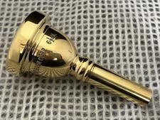 Early Elkhart Bach Corp. 6 1/2AL Small Bore Trombone Mouthpiece Gold Plated