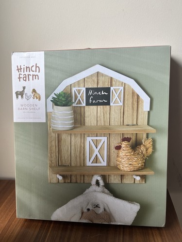 Hinch farm wooden barn shelf - farm,