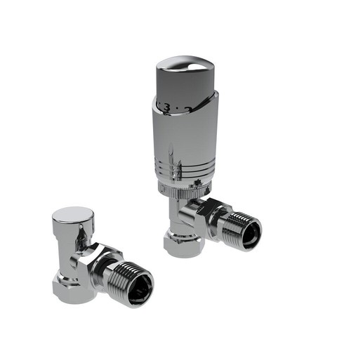 Chrome angled trv - chrome,