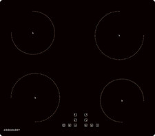 Cookology Induction Hob 60cm 4 Zone Built-In Touch Control - Black CIH602