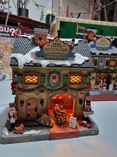  Lemax Hand Carved Nutcrackers Wood Toys  Christmsas Building - 