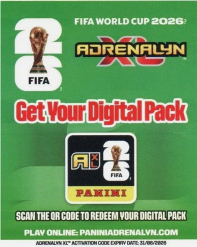 Panini adrenalyn 2026 fifa - panini,