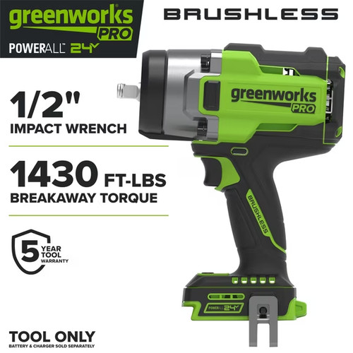24v brushless 430 lb - 24v, ft-lb