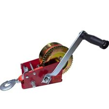 1800LBS Hand Winch Boat Trailer Winch with 10M (32ft) Belt,Heavy Duty Steel
