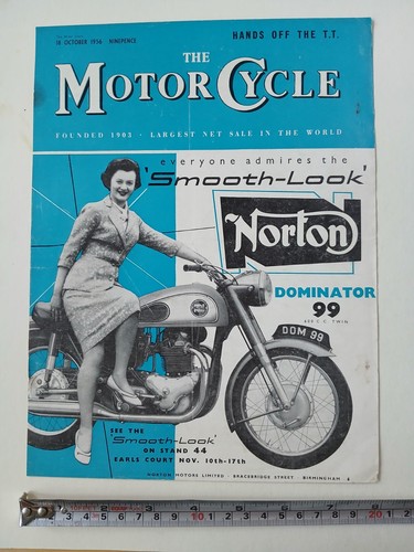 Norton dominator motorcycle - dominator, 99