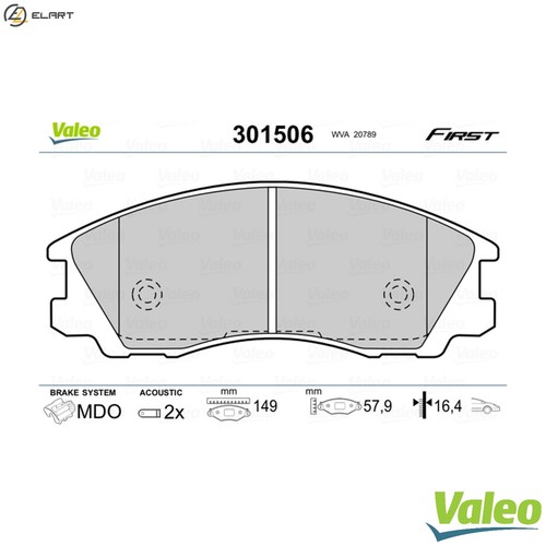 Brake pad set disc - brake,
