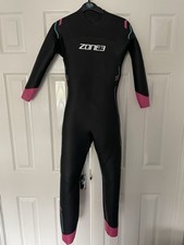 Zone3 Womens Agile Swim Wetsuit - Black / Pink / Turquoise - Small Medium Womens