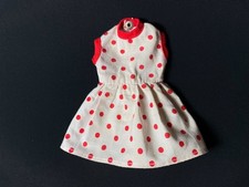 Sindy sister Patch Red Riding Hood dress 1967 red polka dots 9P07 fit 9" doll