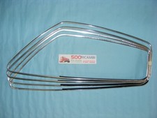 FIAT 126 - PERSONAL 4 - RASCHIAVETRO CORNICI LATERALE KIT 4 PZ. ALLUMINIO