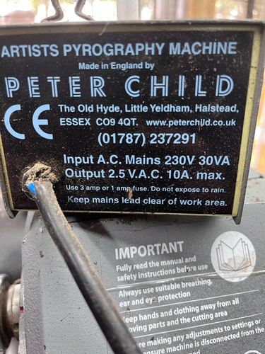 Peter child pyrography machine - peter,