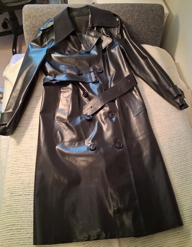 Rubber mackintosh raincoat - mackintosh,