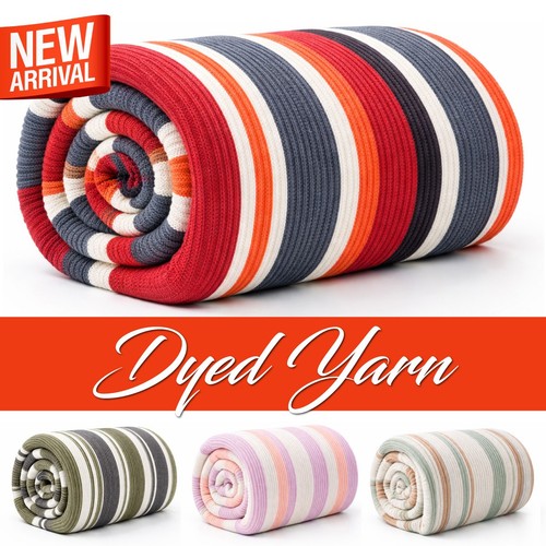 Rich cotton large blanket sofa - cotton,