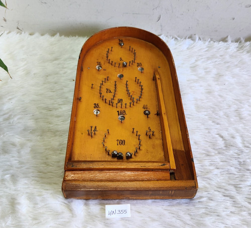 Antique bagatelle board - bagatelle, game