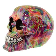Rainbow Marble Effect Skull