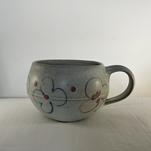 Studio pottery light grey - pottery,