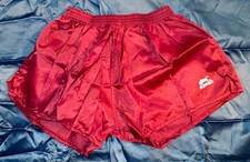 NIB Maroon Buffalo Sports Nylon Satin Soccer Shorts Elastic Waist XXL 42