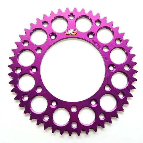 Renthal purple rear sprocket - renthal,
