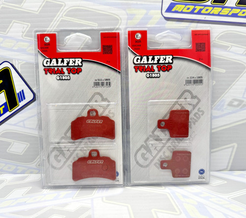 New galfer trials front rear - trials, &