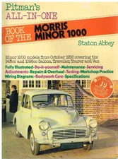MORRIS MINOR 1000 SALOON TRAVELLER TOURER VAN PICK-UP '56-71 OWNER REPAIR MANUAL