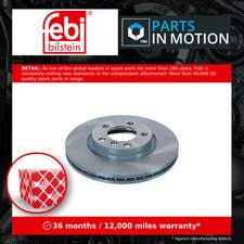 2x Brake Discs Pair Vented