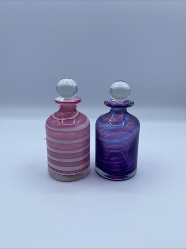Vintage glass perfume bottles - vintage,,